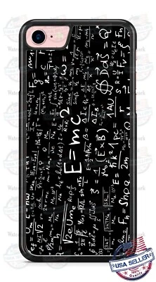 Funda protectora para teléfono Albert Einstein Equation E=MC2 para iPhone Samsung Google LG Foto 1 de 4