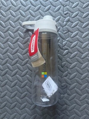 Botella de hidratación MS Teams Thermos 24 oz con medidor de admisión giratorio - transparente - ¡Nueva! Foto 1 de 3
