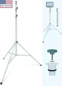 LINCO White 9ft Heavy Duty Light Tripod Stand for Work Lights DJ Party Lights - Picture 1 of 10