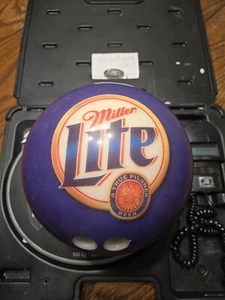 BRUNSWICK NEW ORLEANS SAINTS MILLER LITE BOWLING BALL Viz-A-Ball 14LBS  - Picture 1 of 7
