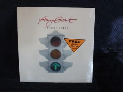 AMY GRANT, Straight Ahead [with hype sticker] USA New Sealed LP FREE SHIPPING - Image 1 of 2