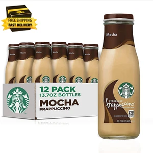 Starbucks Frappuccino Coffee Drink, Mocha, 13.7 Fl Oz Bottles (12 Pack) - Picture 1 of 4