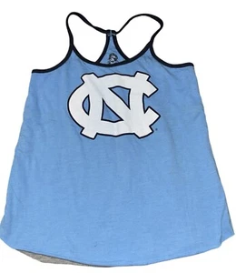 UNC Tar Heels Blue Tank Top Women’s S Lined RacerBack Colosseum - Picture 1 of 8