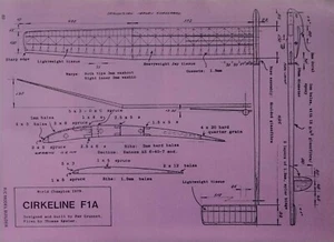 Vintage 1980 Cirkeline F1A Plan by Per Grunnet Print Ad Ephemera - Picture 1 of 1