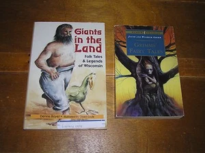 Lot of 2 GIANTS IN THE LAND Folk Tales & Legends of Wisconsin GRIMMS’ FAIRY TALE - Bild 1 von 4