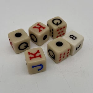 Vintage 1950's pocket game of Poker Dice - Picture 1 of 4