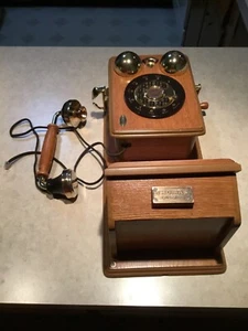 Vintage Thomas Collector’s Edition 1927 Holz Wandtelefon Modell PP-9 orig Besitzer - Bild 1 von 12