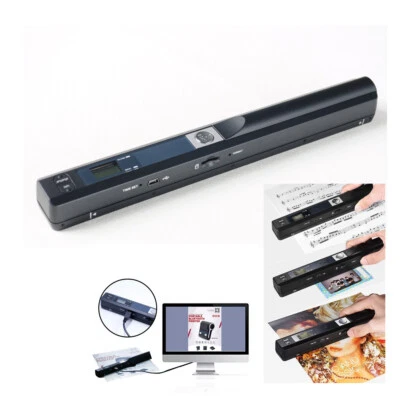 Portable Handheld Scanner Books Documents Photos Scanning Pen w/o Memory Card - Image 1 of 4