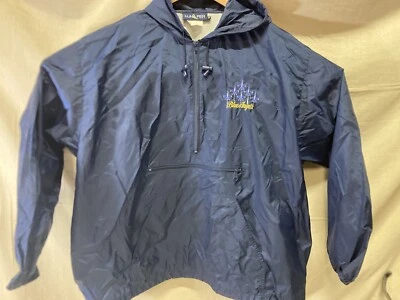 Chaqueta cortavientos Luna Pier bordada ángeles azules Anorak 2XL azul marino Air G953 Foto 1 de 4