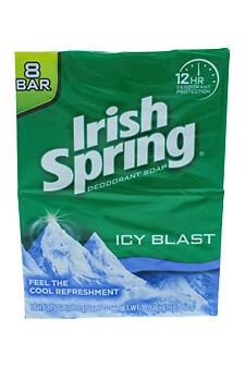 Irish Spring Deodorant Bar Soap 3.75 Oz 8 Ct