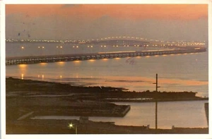 Queen Isabela Causeway, Longest Bridge in Texas Postcard - Picture 1 of 2