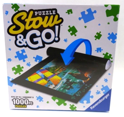 Ravensburger Puzzle Stow & Go Storage System Roll Up Mat 39x22 in / 1000 Pieces - Image 1 of 4