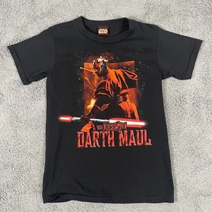 Star Wars Shirt Youth Large Black Darth Maul Single Stitch Vintage Episode 1 - Picture 1 of 11