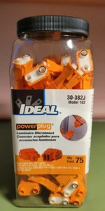 Ideal 30-382J PowerPlug Luminaire Disconnect Connector 75 Count Model 102 New - Picture 1 of 4