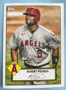 2021 Topps Baseball 1952 Redux #T52-34 Albert Pujols - Los Angeles Angels - Picture 1 of 2