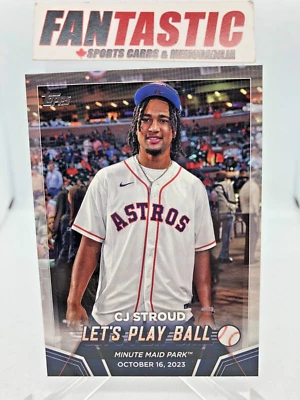 CJ Stroud 2024 Topps Series  2 Let's Play Ball Insert PB-1 - Image 1 of 2