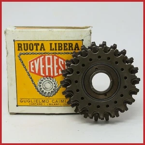 NUEVO DE LOTE EVEREST CAIMI CASTANO RUEDA LIBRE 5S VELOCIDAD 18-22T CAMPAGNOLO RECORD VINTAGE - Imagen 1 de 6