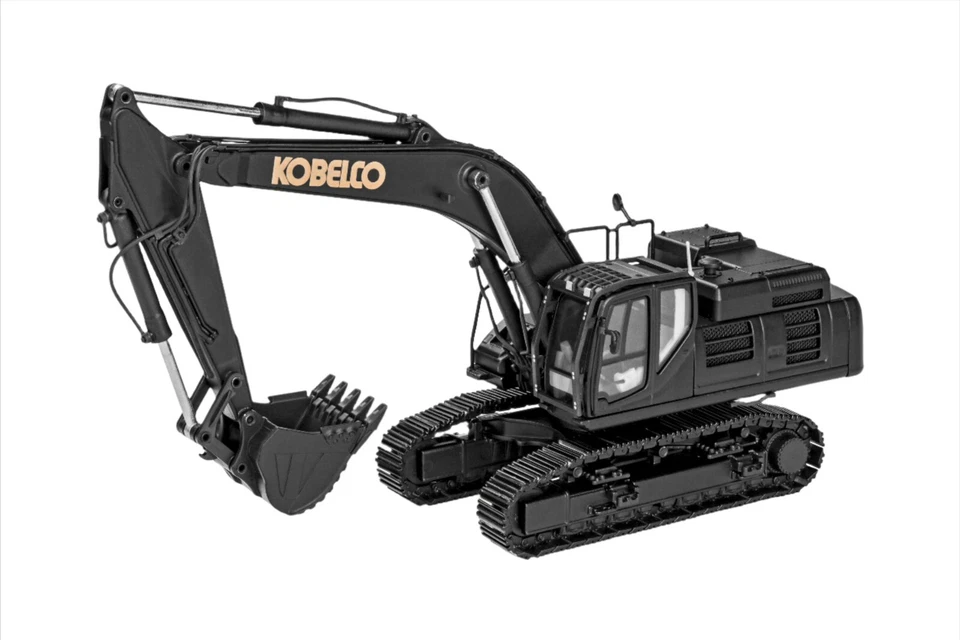 Kobelco SK500LC Excavator - Matte Black - Conrad 1:50 Scale Diecast Model New - Image 1 of 4