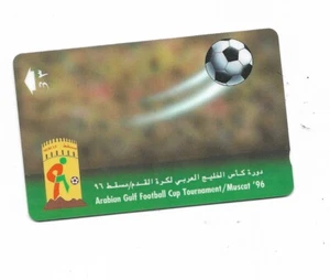 Phone Card - 1996 Muscat Arabian Gulf Football Cup (issued by Oman) - Zdjęcie 1 z 7