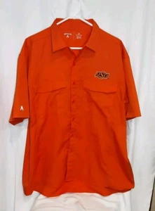 Oklahoma State Cowboys OSU Fishing Button Down Shirt Men's Size XL - NWOT -J3 - Picture 1 of 3