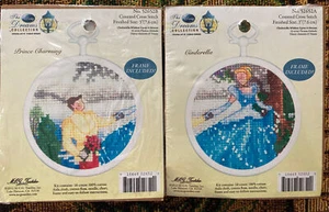 MCG Textiles Mini Cross Stitch Kit - Prince Charming And Cinderella - Picture 1 of 4