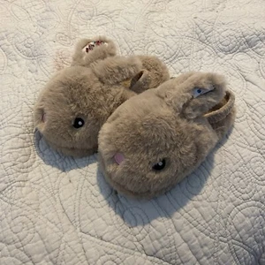 Ostern Wonder Nation Mädchen Kunstfell Häschen Slipper Ostern 9-10 braun Neu mit Etikett - Bild 1 von 7