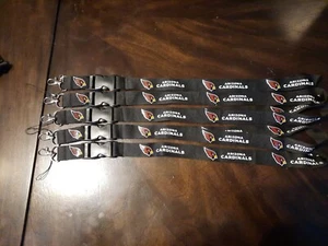 Arizona Cardinals Lanyard ID Badge Key Chain Clip (Lot Of 5) - Picture 1 of 4