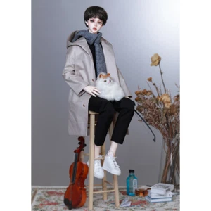 New coat Pants clothes wig Hair Shoes For 1/3 BJD Doll Shim A - Picture 1 of 8