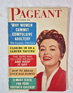 1960 October PAGEANT Magazine Cancer Vaccine Are Nude Pictures Obscene - Picture 1 of 14