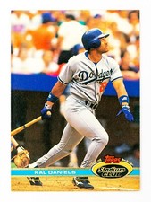 Kal Daniels #116 (1991 Stadium Club) Baseball Card, Los Angeles Dodgers