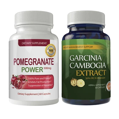 Extracto de granada suplemento antioxidante Garcinia Cambogia píldoras de pérdida de peso Foto 1 de 4