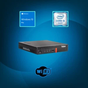 PC DESKTOP MINI LENOVO M910Q INTEL CORE I5-6500T RAM 16GB SSD256 WIN10 PRO WIFI - Bild 1 von 3
