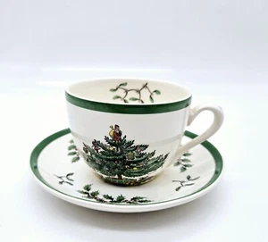 Spode Christmas Tree Teetasse und Untertasse Made in England S3324 I und Y - Bild 1 von 10