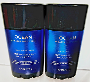 2 Ocean Bath & Body Works Mens Antiperspirant Deodorant 2.7 oz Free Ship