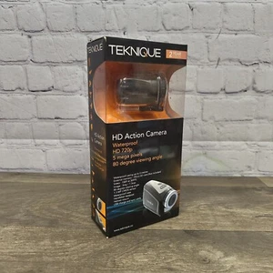 TEKNIQUE HD 720p Action Camera Waterproof - Helmet + Handlebar Mount Included - Picture 1 of 7