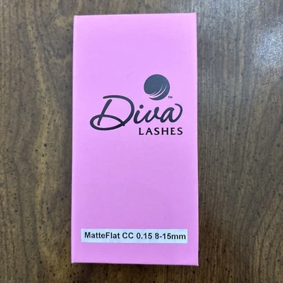 Pestañas planas mate DIVA CC 0,15 8-15 mm 9 pares más una extra cada una 11 mm y 13 mm Foto 1 de 3