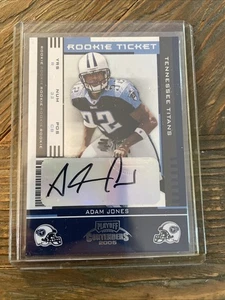 2005 Contenders Rookie Ticket Adam "Pacman" Jones Auto - Picture 1 of 7