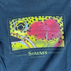 Simms Derek DeYoung Trout T-Shirt Gr. SM Kurzarm schwarz Fliegenfische distressed - Bild 1 von 9