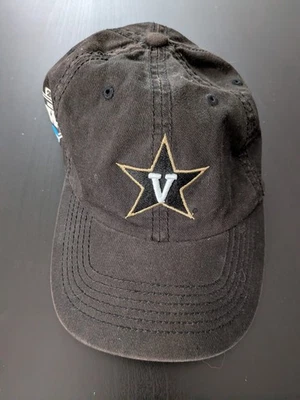 2015 Vanderbilt University Baseball Hat Black CWS Top Of The World Strapback OS - Image 1 of 4