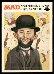 1983 MAD Magazine Collectors Sticker Fleer Alfred E Neuman VTG #14 - Picture 1 of 2