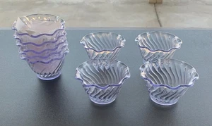 Dinex Turnbury 5 Unzen Tulpenwirbelschale aus klarem Kunststoff - Bild 1 von 3