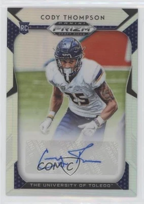 2019 Panini Prizm Draft Draft Picks Silver Prizm Auto Cody Thompson #290 Auto - Image 1 of 2