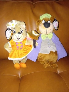 SELTEN NEU MIT ETIKETT Yogi Bär Plüsch 11 Zoll Halloween Vampir & Cindy Plüsch  - Bild 1 von 5