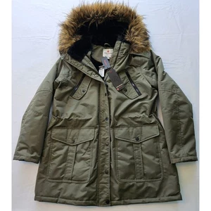 Urban Republic Mantel Parka abnehmbare Kapuze Kunstfell Junior Mädchen XL - Neu mit Etikett - Bild 1 von 11