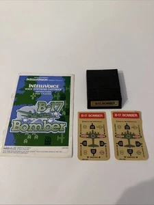 B-17 Bomber Intellivision 1982 Video Game Instructions Manual Overlays - Picture 1 of 5