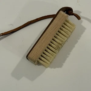 Vintage Polo Ralph Lauren Saddle Leather Brush Shine Leathergoods Mini Gürtel Schuh - Bild 1 von 11