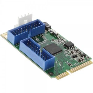 InLine ® Mini-PCIe Karte, 4x USB 3.0 - Bild 1 von 3