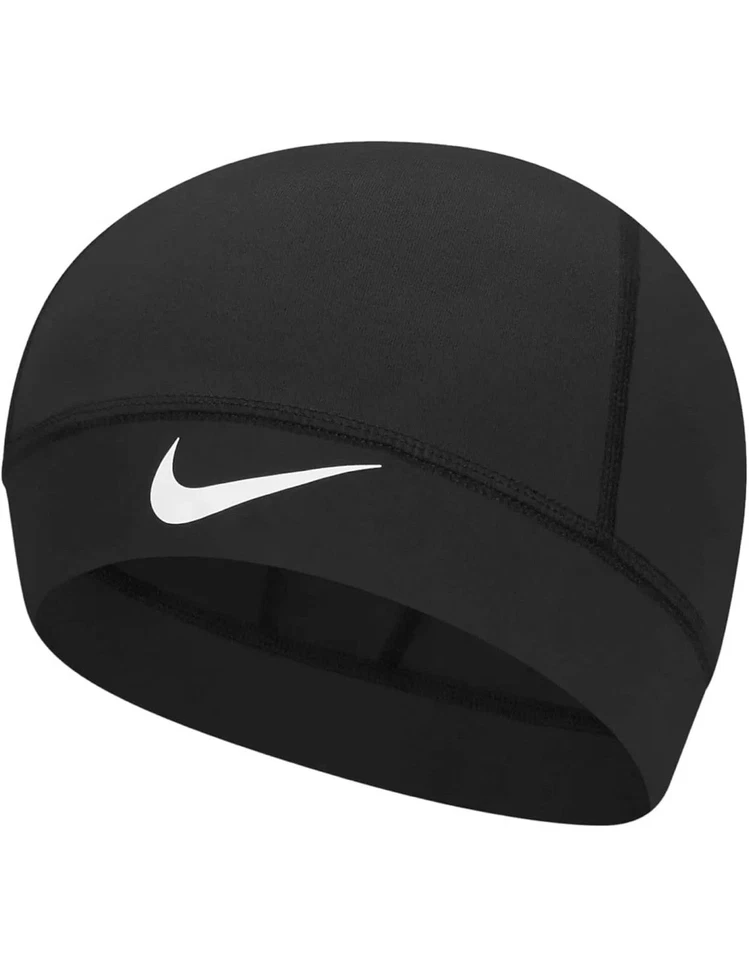 Nike Dri Fit Gorra Calavera Negra Ligera Transpirable Correr Deportes Gorro Foto 1 de 3