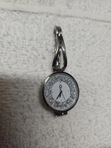 Beautiful By Guess Watch Women 35mm Silver Tone Bling Dial Needs Battery 5.75" - Picture 1 of 8
