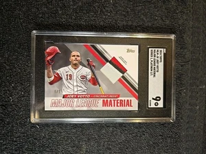 2024 JOEY VOTTO 1/1 SGC 9 MT Topps #MLM-JV Major League Material Series 1 ~1BSC - Picture 1 of 6